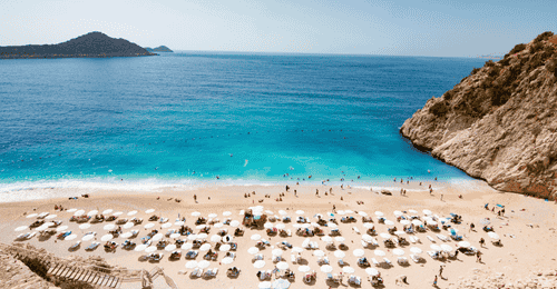 strand in kas, turkije strand in kas, turkije